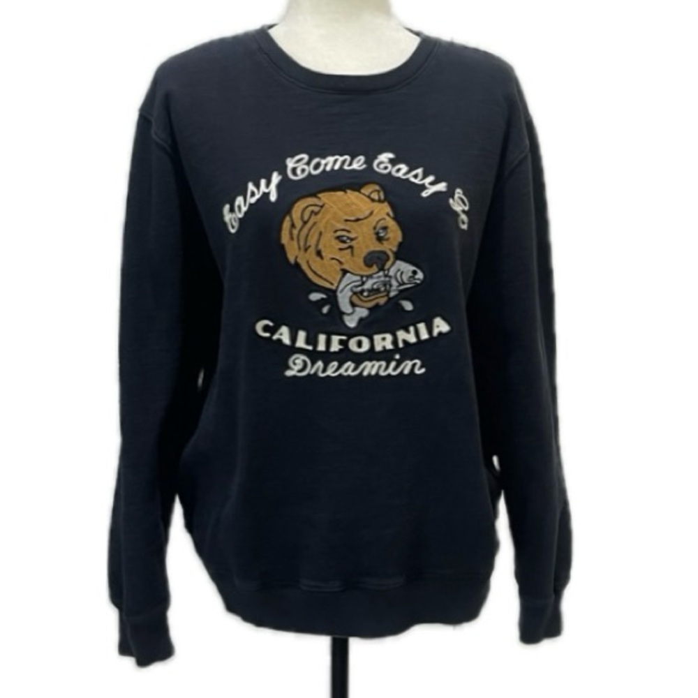 Navy Lucky Brand Black Sweatshirt